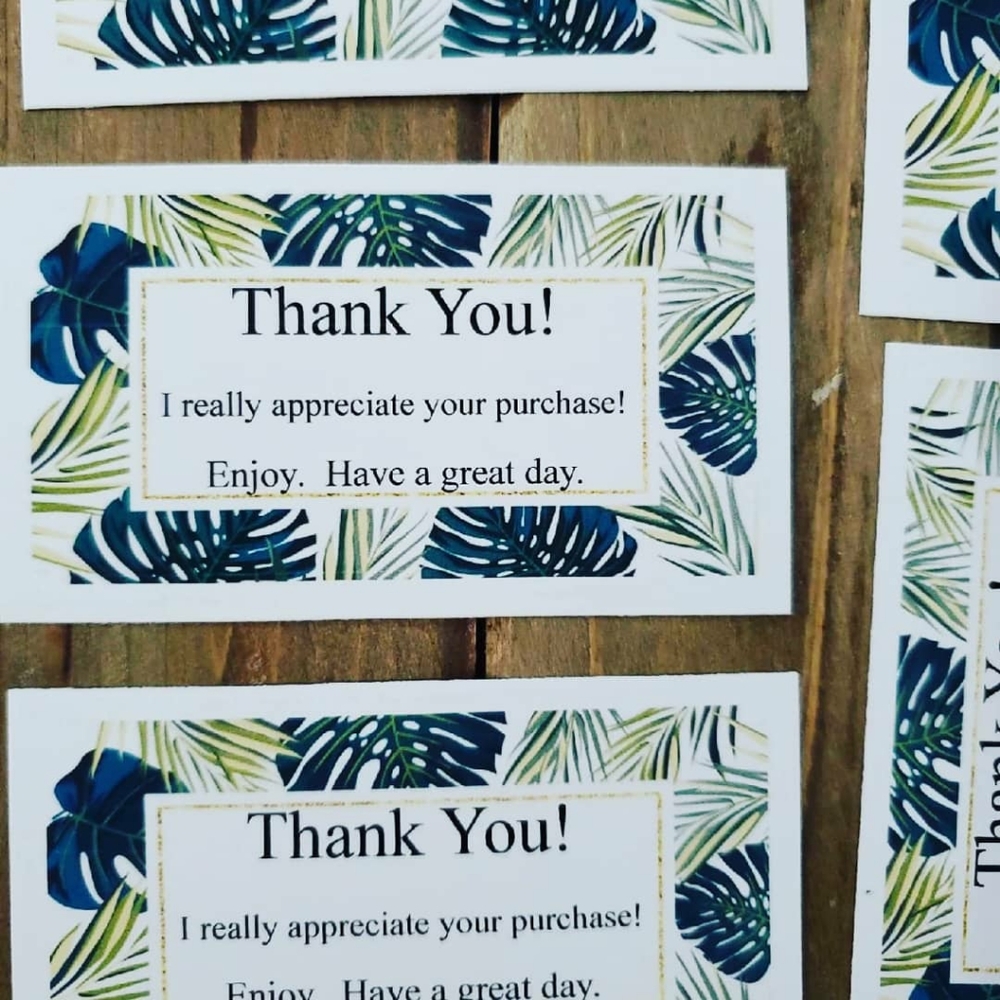 Thank You Cards Business Card Size

3x2